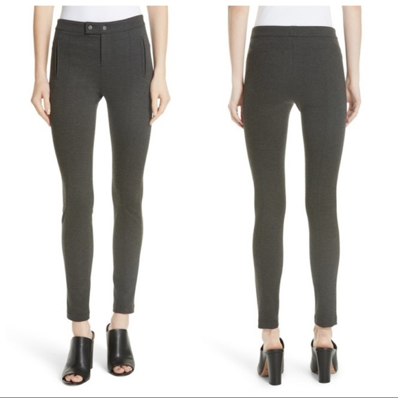 VINCE. Gray Skinny Ponte Pants - Picture 1 of 8